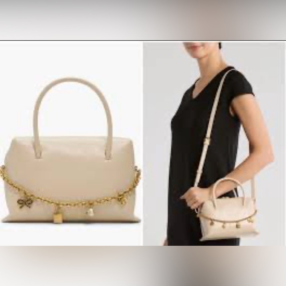 Gorgeous NWT Ted Baker London Vera Charm Crossbody Leather Satchel